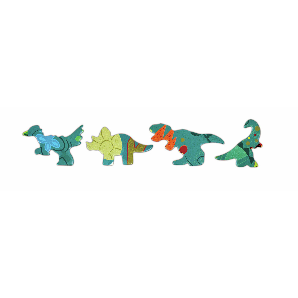 Puzzle de Suelo Brillante de Dinosaurios - 200 pzs