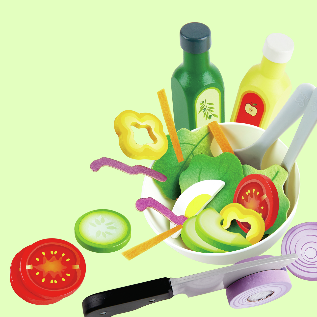 Set de Ensalada con Ingredientes