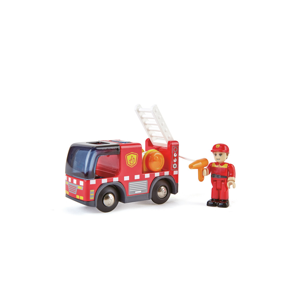 Camión de Bomberos con Sirena