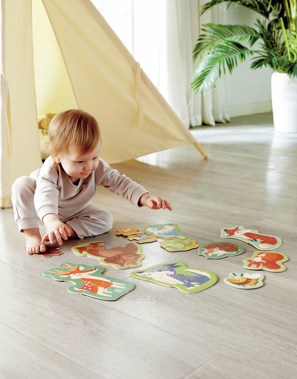 Rompecabezas de amigos del bosque Rompecabezas de amigos del bosque