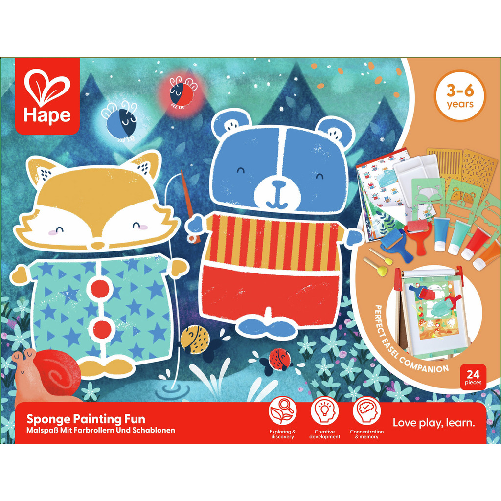 Diversión de Pintura con Esponja Diversión de Pintura con Esponja