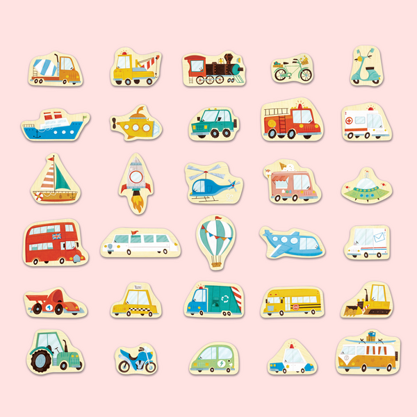 Juego de vehículos magnéticos Juego de vehículos magnéticos