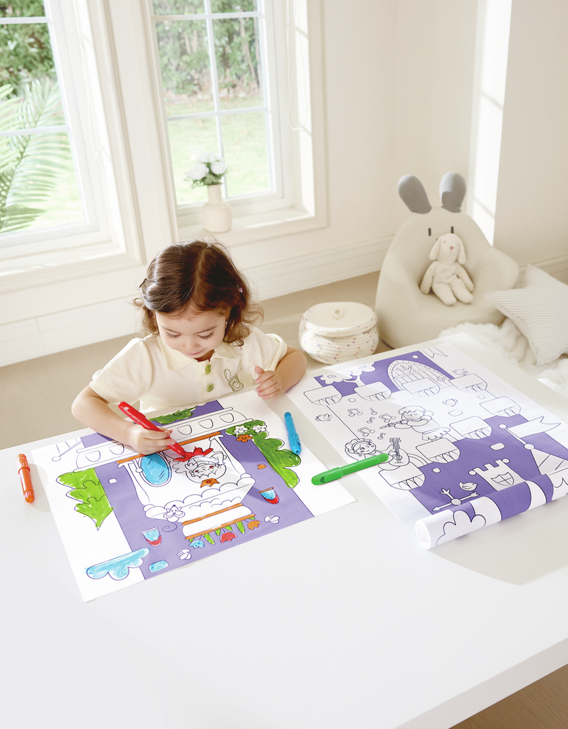 Rollo de Papel para Garabatos de Castillos Rollo de Papel para Garabatos de Castillos