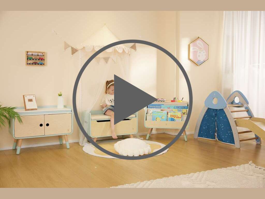 Baúl para juguetes 2 en 1