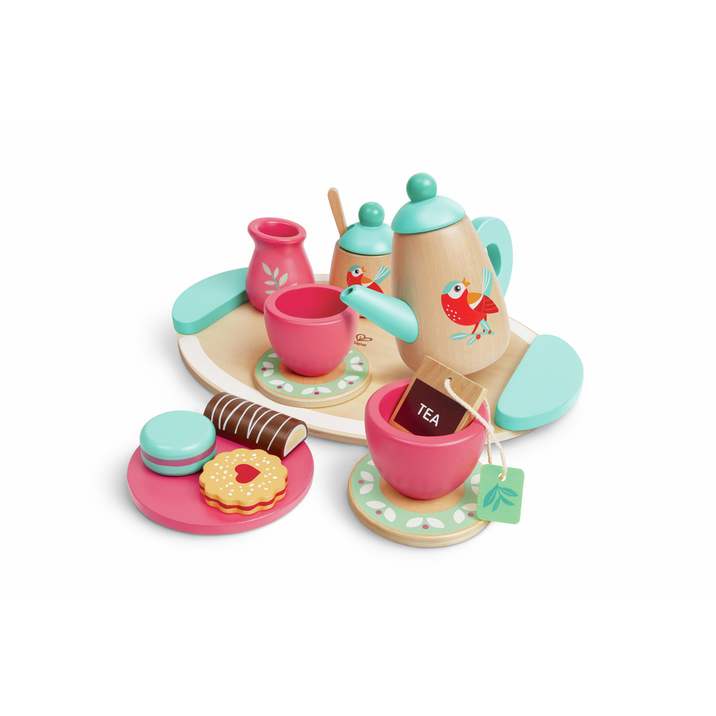 Juego de té de madera Juego de té de madera