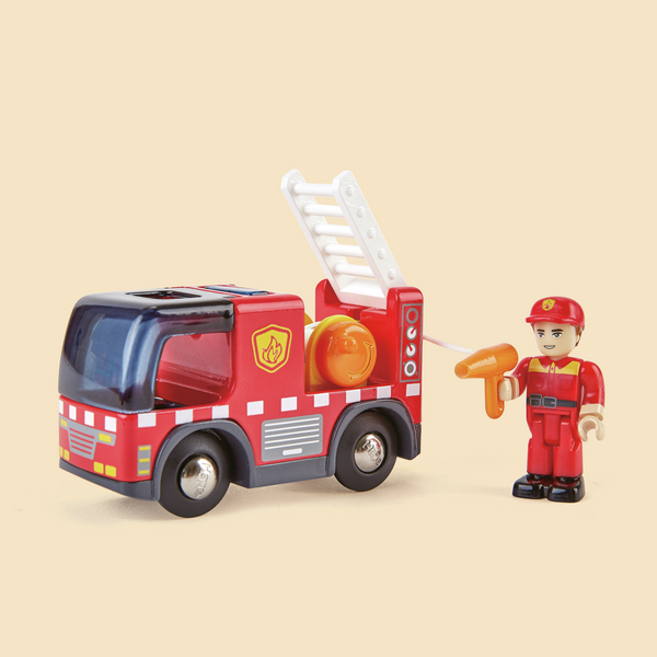 Camión de Bomberos con Sirena