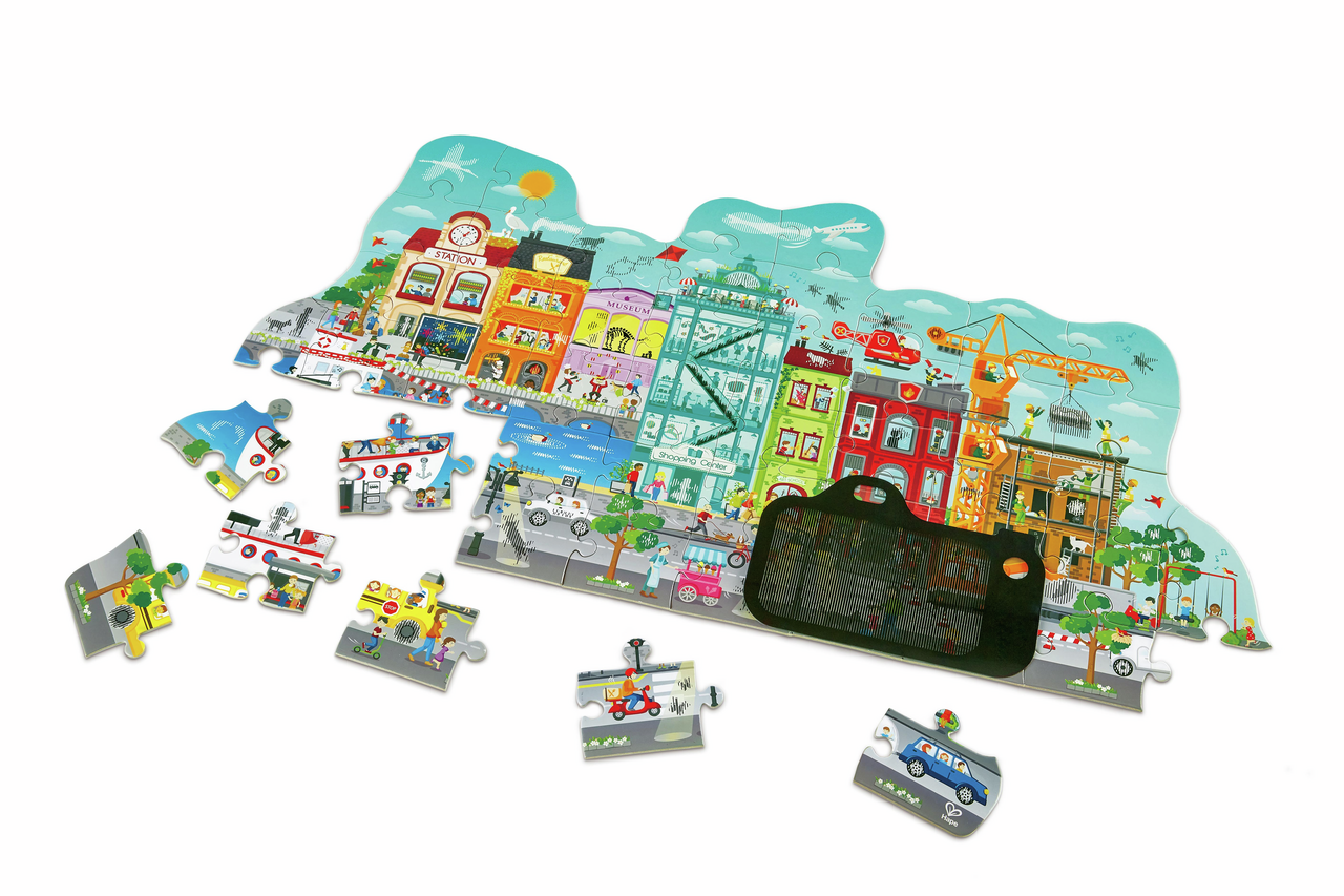 Puzle Animado de Ciudad