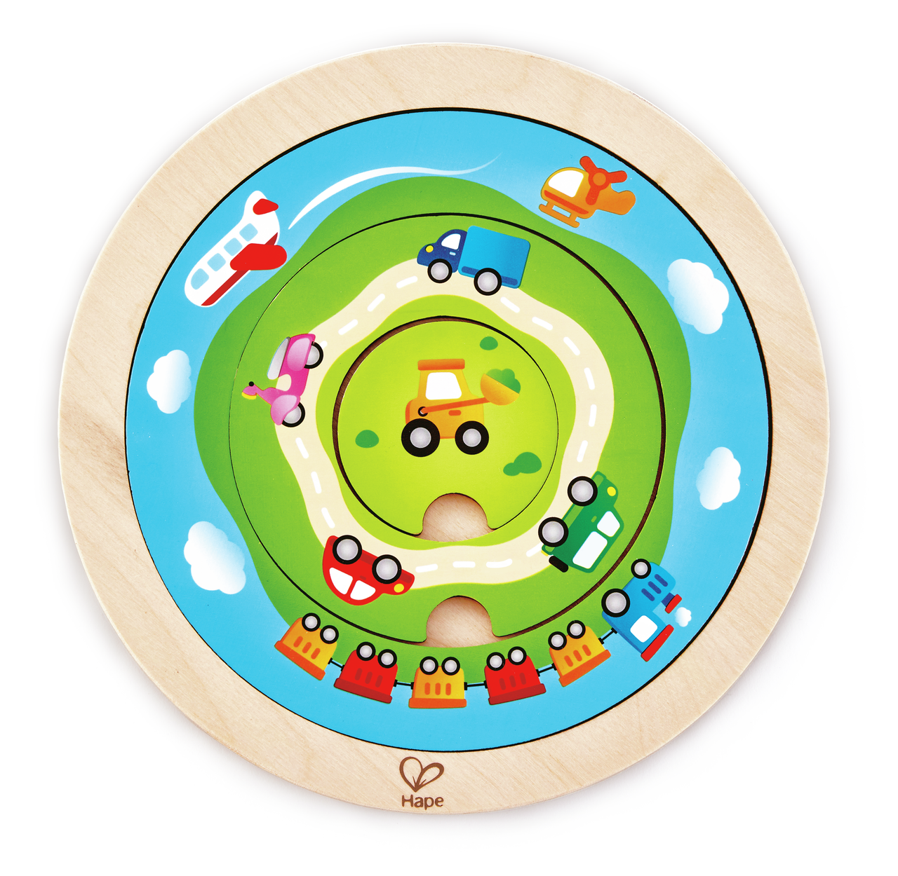 Puzle Giratorio de Vehículos