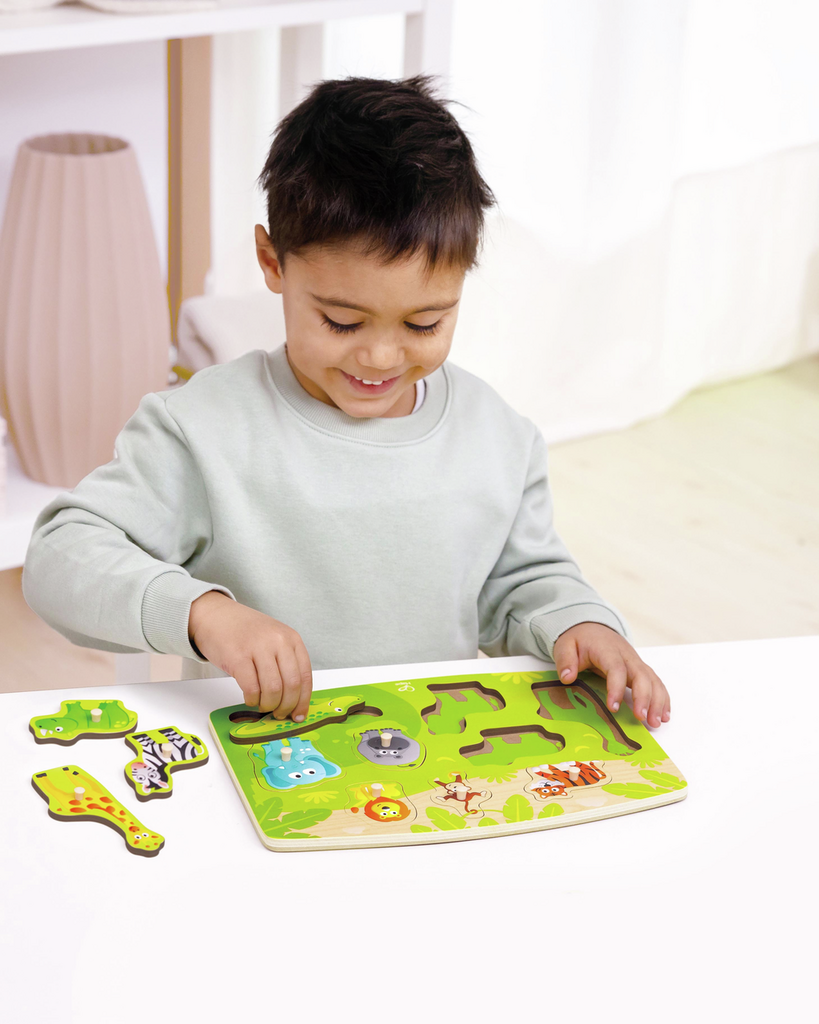 Puzle de la Jungla con Pinzas