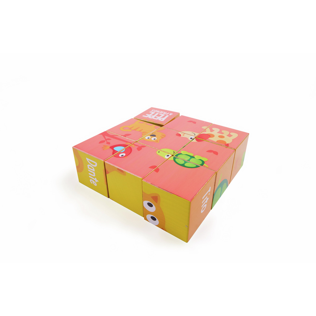 Puzzle de Cubos Pepe & Friends Puzzle de Cubos Pepe & Friends
