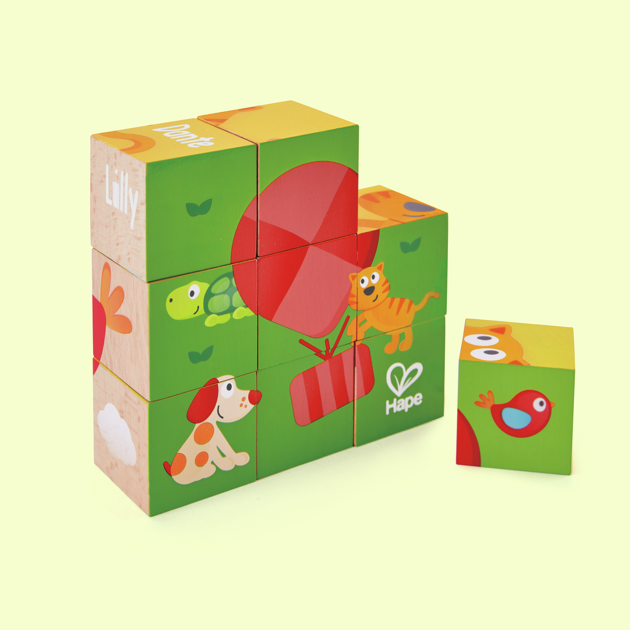 Puzzle de Cubos Pepe & Friends