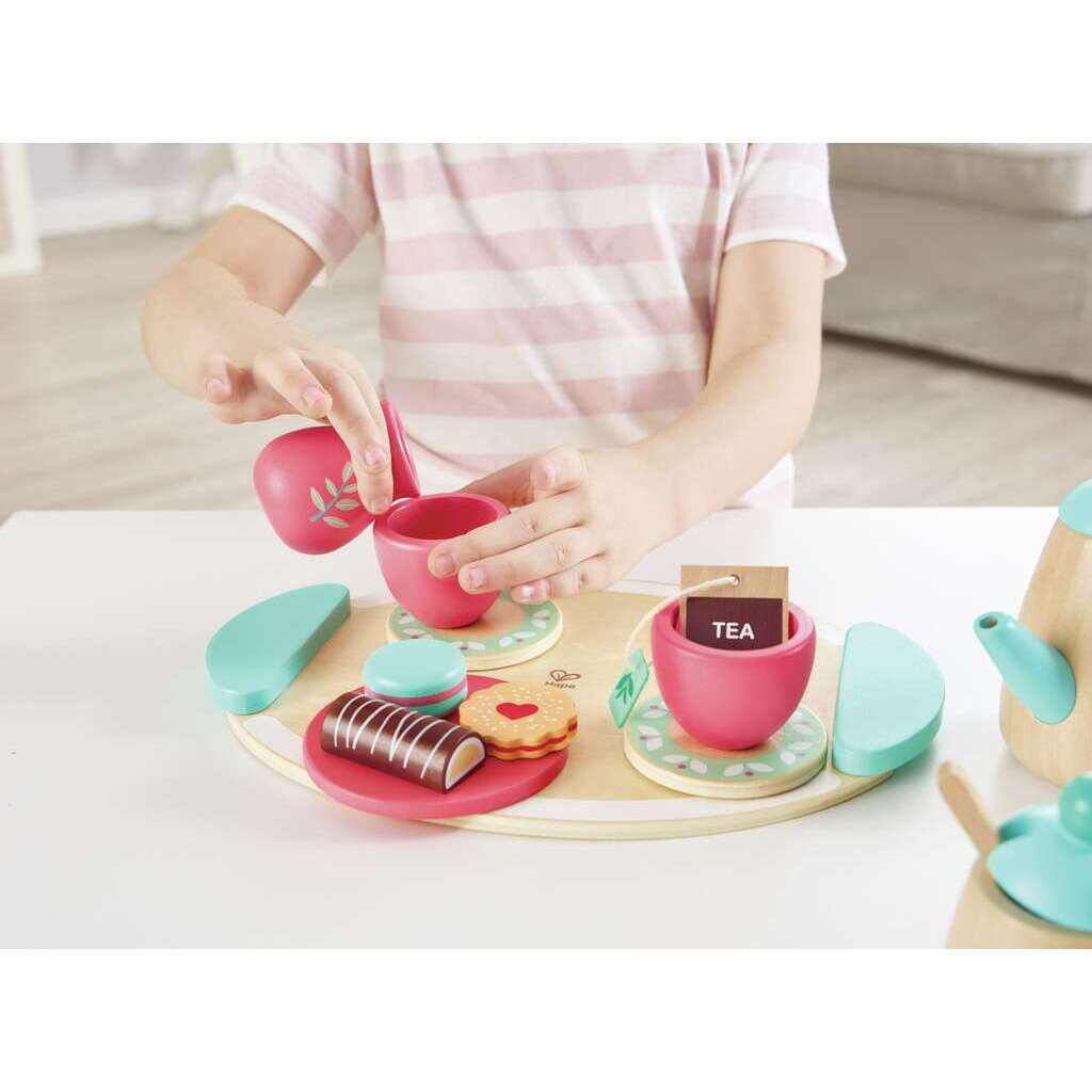 Juego de té de madera Juego de té de madera