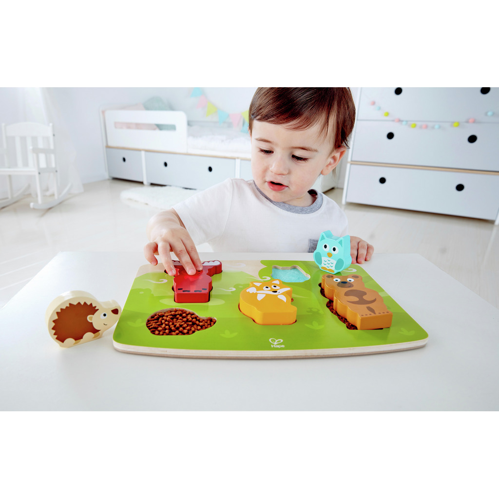 Puzle Táctil de Animales del Bosque Puzle Táctil de Animales del Bosque