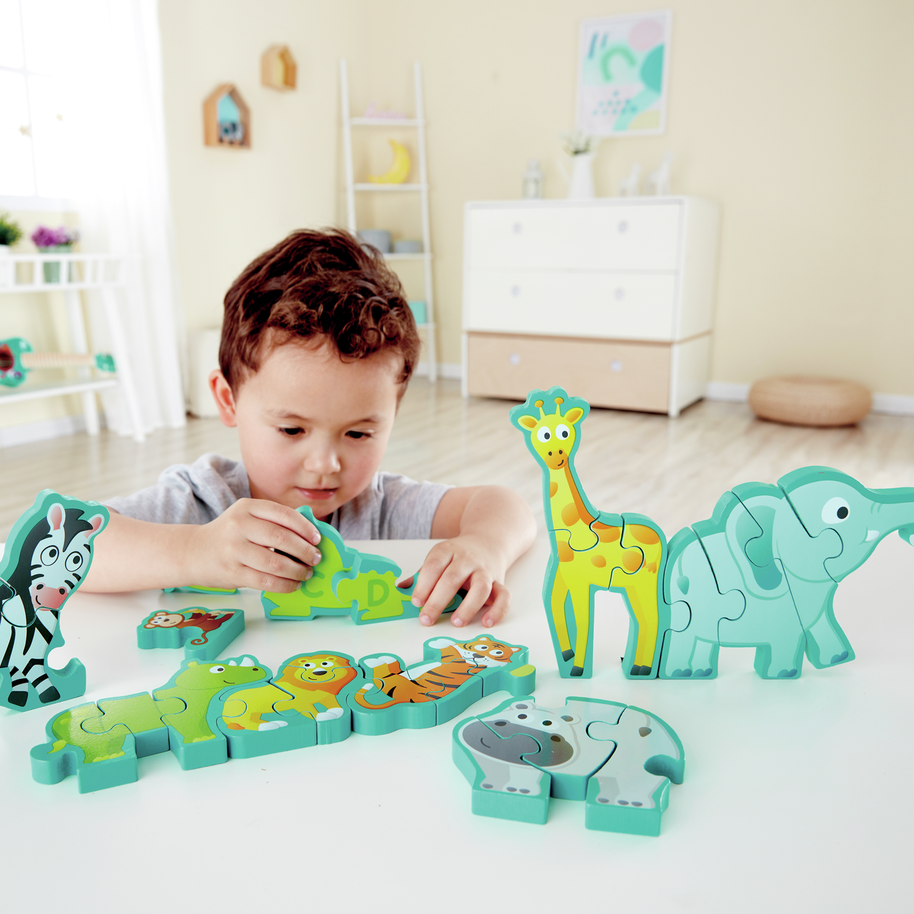 Puzle de Animales y Abecedario Puzle de Animales y Abecedario