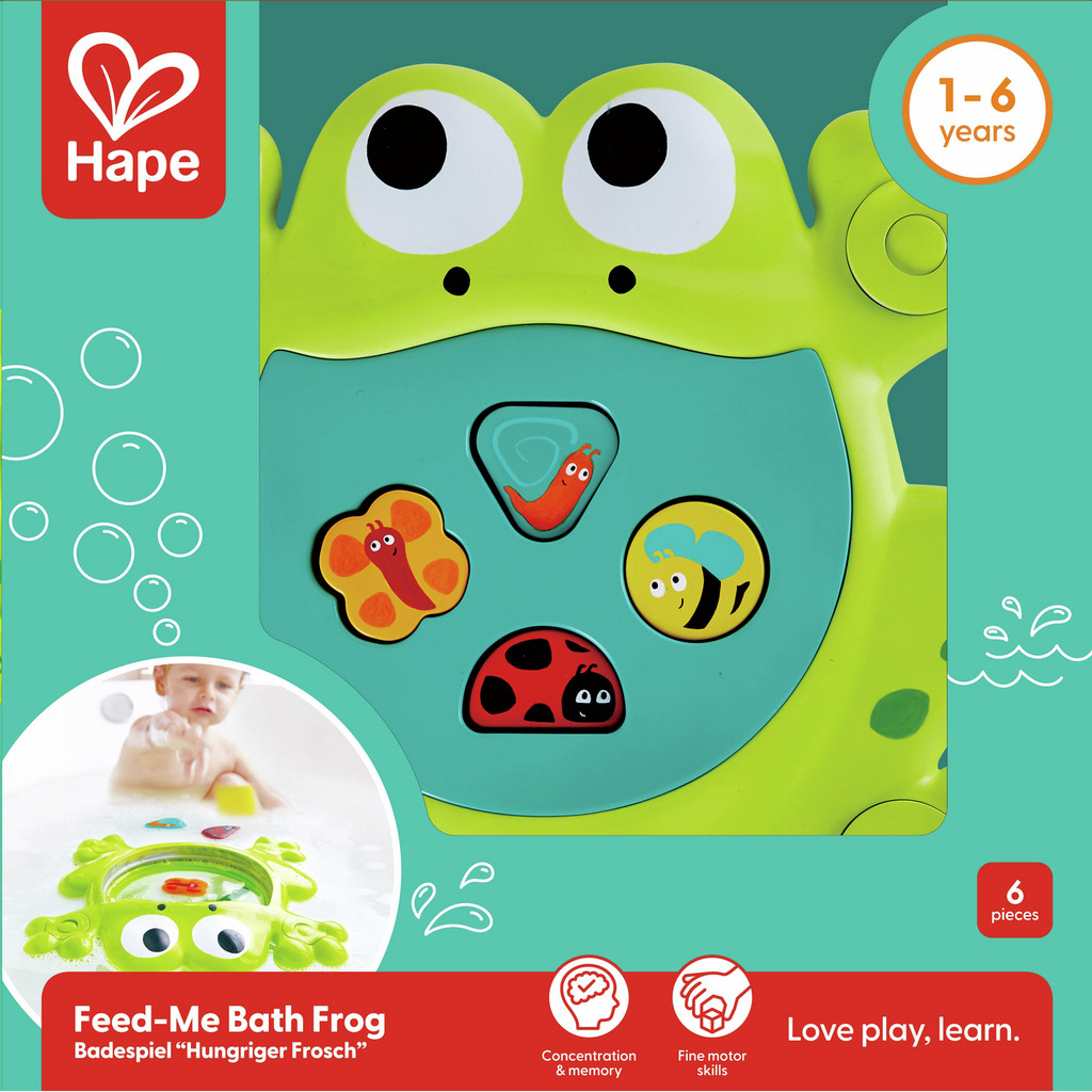 Juego de baño Rana Hambrienta Juego de baño Rana Hambrienta