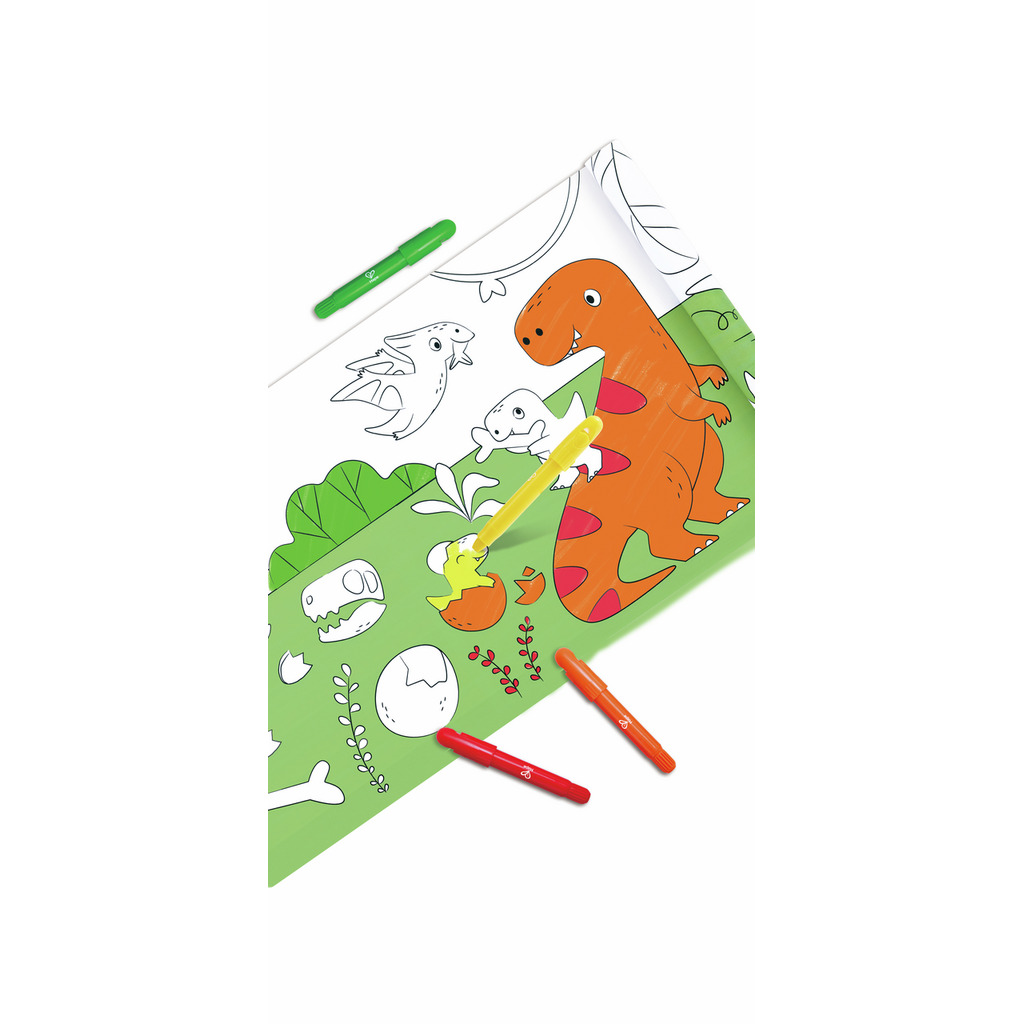 Rollo de Papel para Garabatos de Dinosaurios