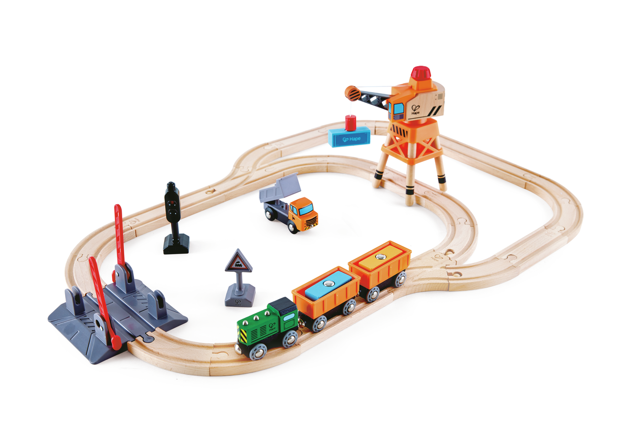 Conjunto de Cruce, Locomotora y Grúa