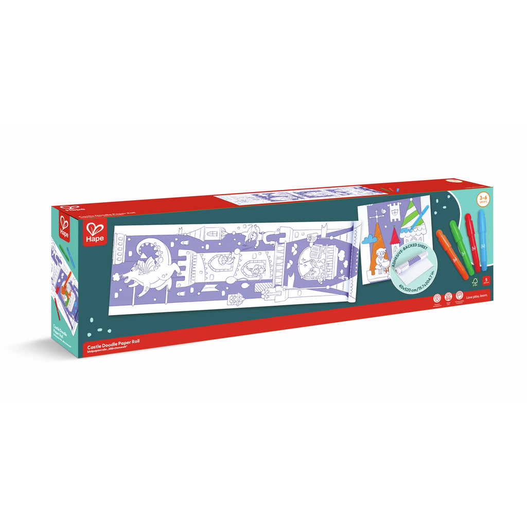 Rollo de Papel para Garabatos de Castillos Rollo de Papel para Garabatos de Castillos