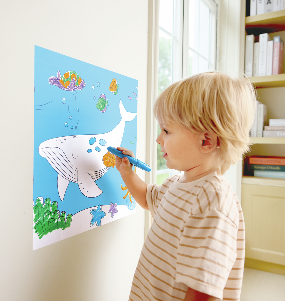 Rollo de Papel para Garabatos Oceánicos Rollo de Papel para Garabatos Oceánicos