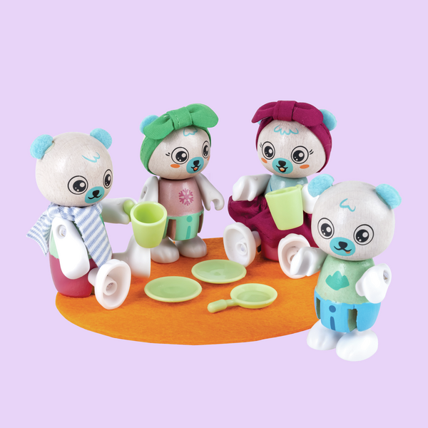 Familia de osos polares Familia de osos polares