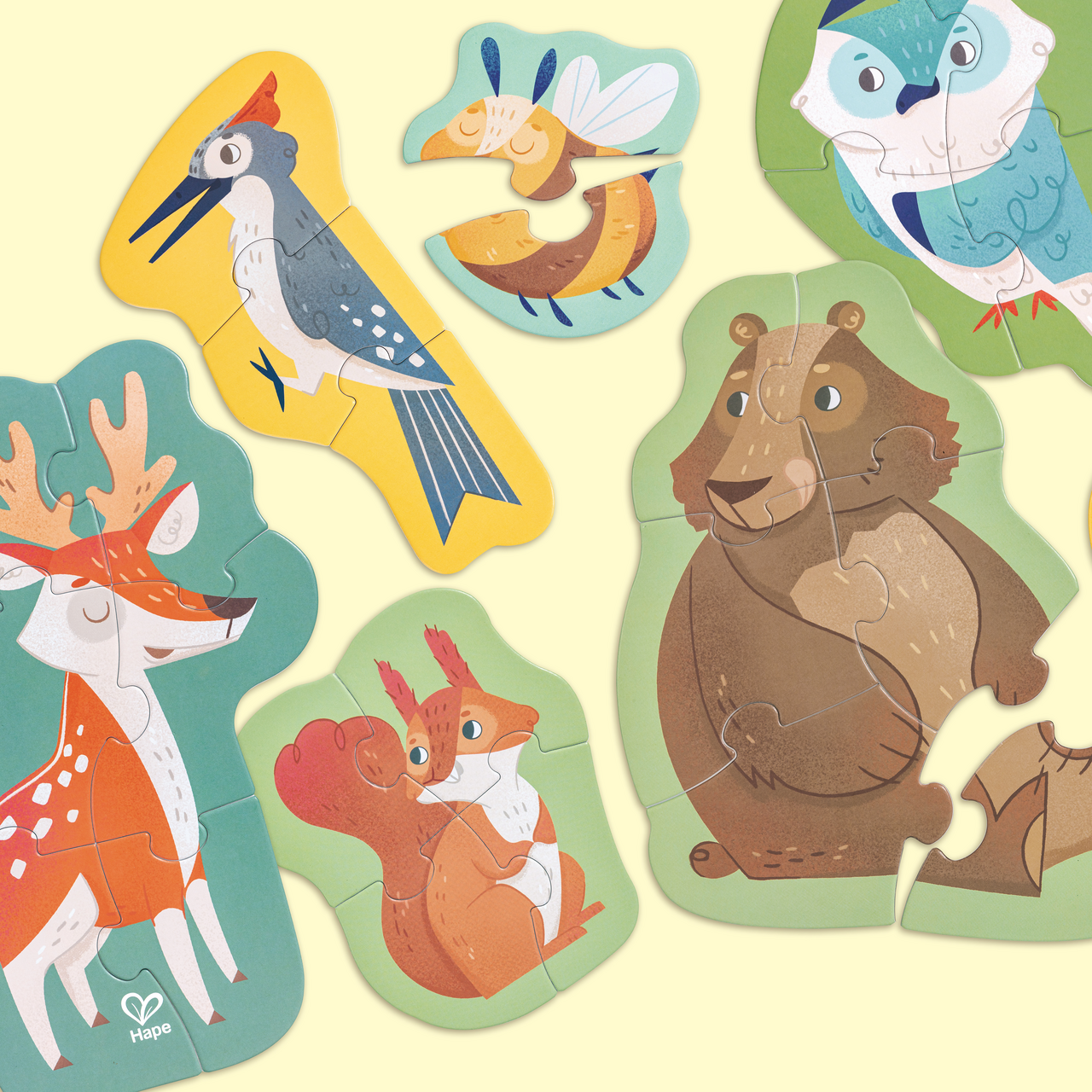 Rompecabezas de amigos del bosque Rompecabezas de amigos del bosque