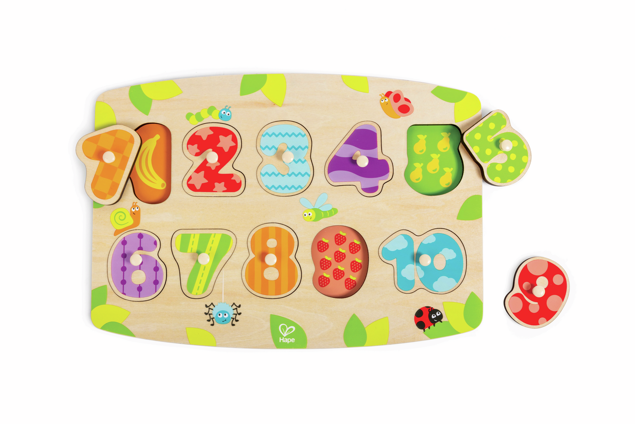 Puzle de Números con Pinzas